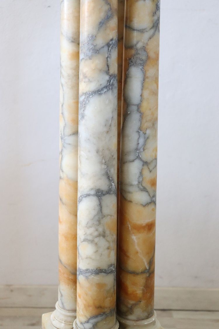 Antique Column In Marble, Italy 19th Century