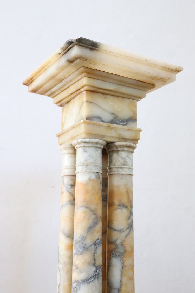 Antique Column In Marble, Italy 19th Century