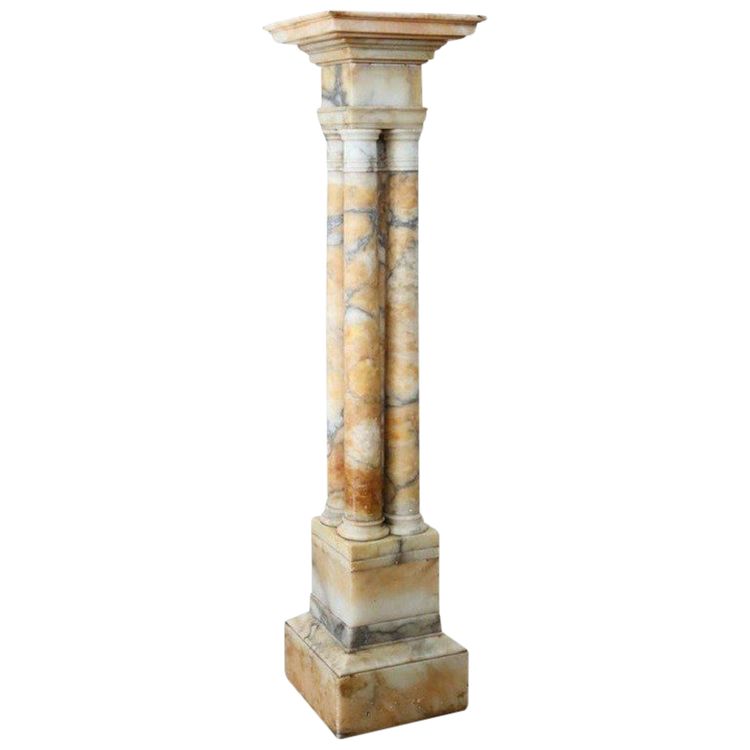Antique Column In Marble, Italy 19th Century