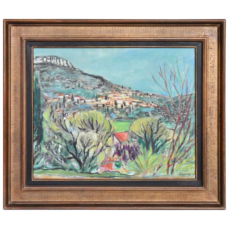 Robert SAVARY (1920-2000) Oil on canvas depicting a Provencal landscape