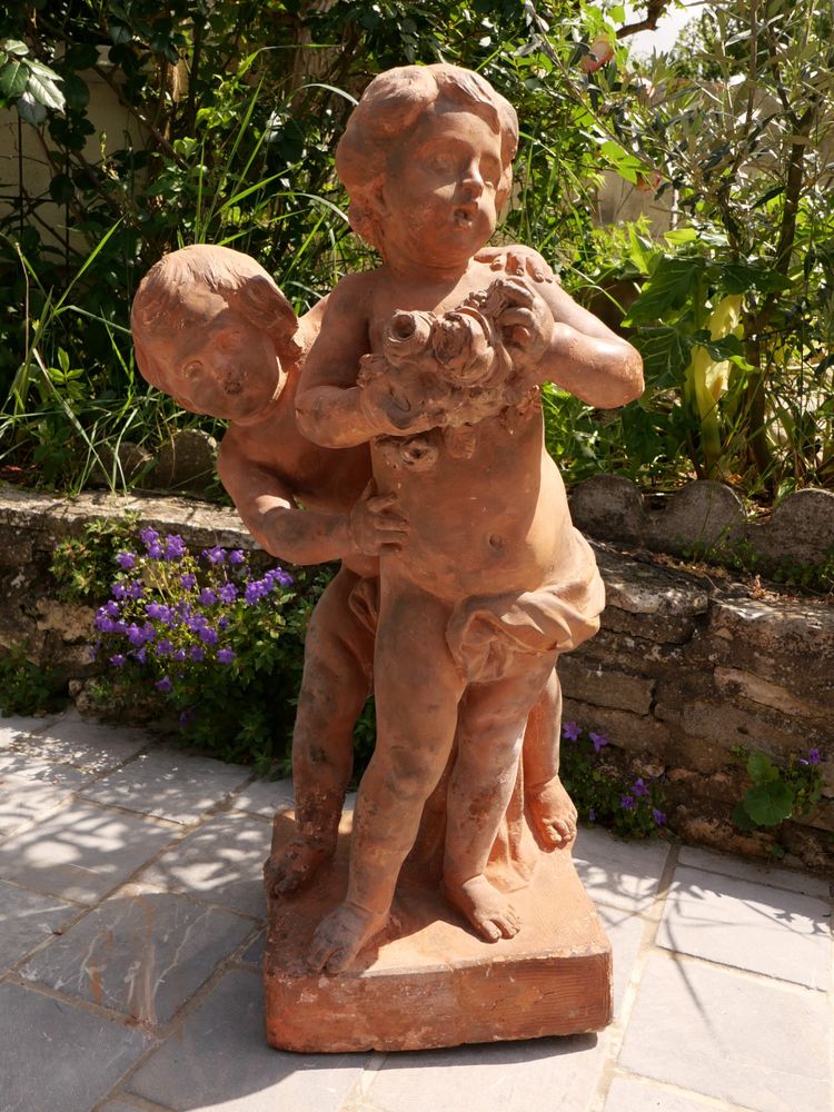 École FRANÇAISE circa 1900 Putti jouant