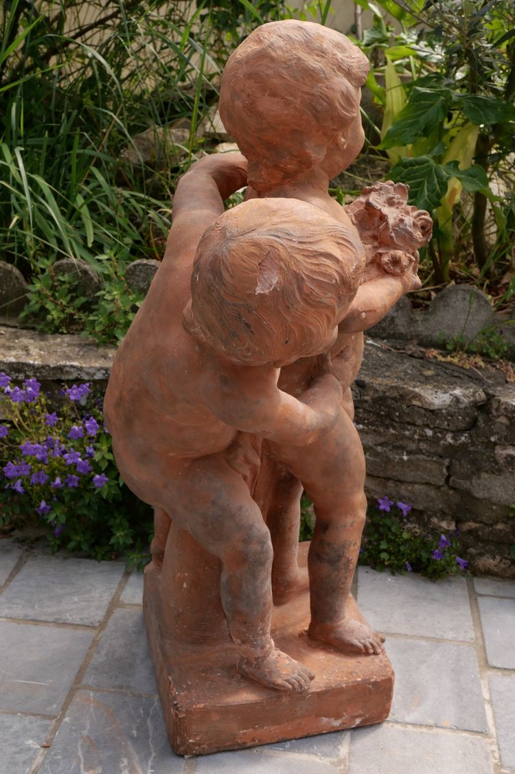 École FRANÇAISE circa 1900 Putti jouant
