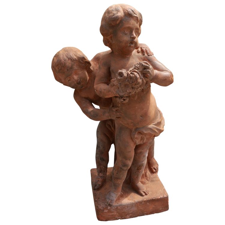 École FRANÇAISE circa 1900 Putti jouant