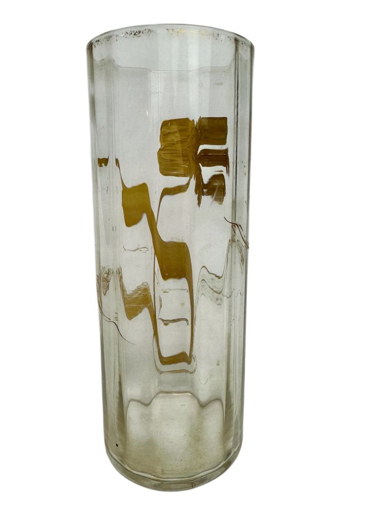 Baccarat - Vaso da fiori dipinto in oro