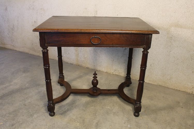 Schreibtisch Konsole Louis XIII aus Obstbaumholz Epoche Ende 17.