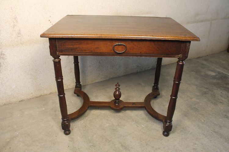 Schreibtisch Konsole Louis XIII aus Obstbaumholz Epoche Ende 17.