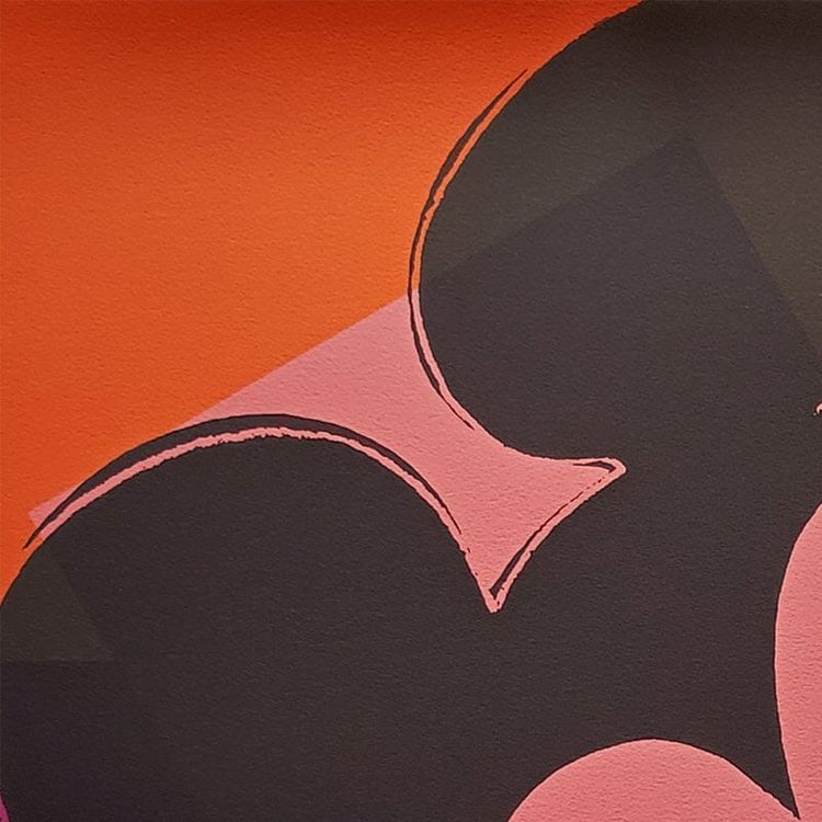 1980s Gorgeous Andy Warhol "Mickey Mouse" Limited Edition Lithograph by CMOA