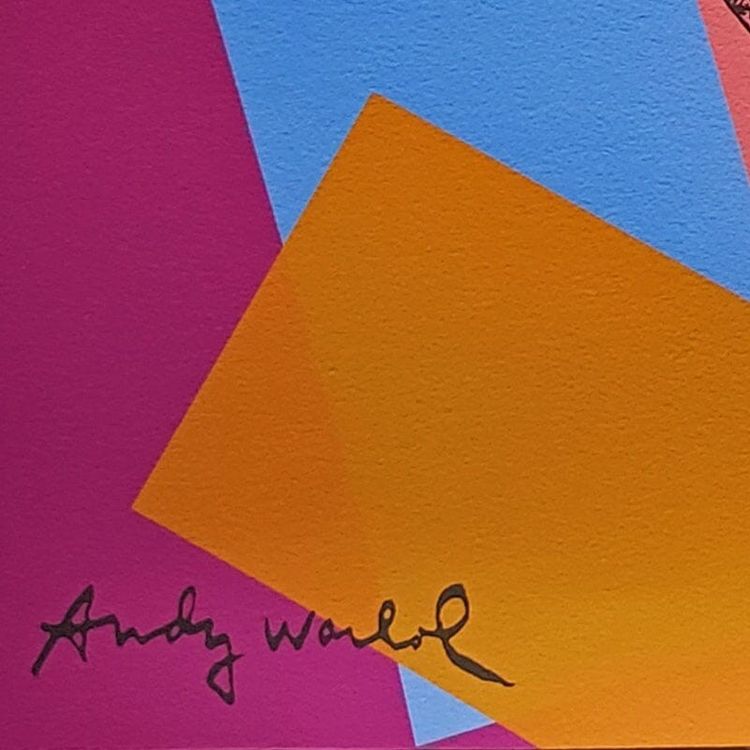 1980s Gorgeous Andy Warhol "Mickey Mouse" Limited Edition Lithograph by CMOA