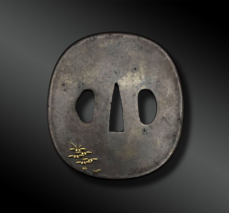 TSUBA Naga Maru Gata - Japan - Edo period (1603-1868)