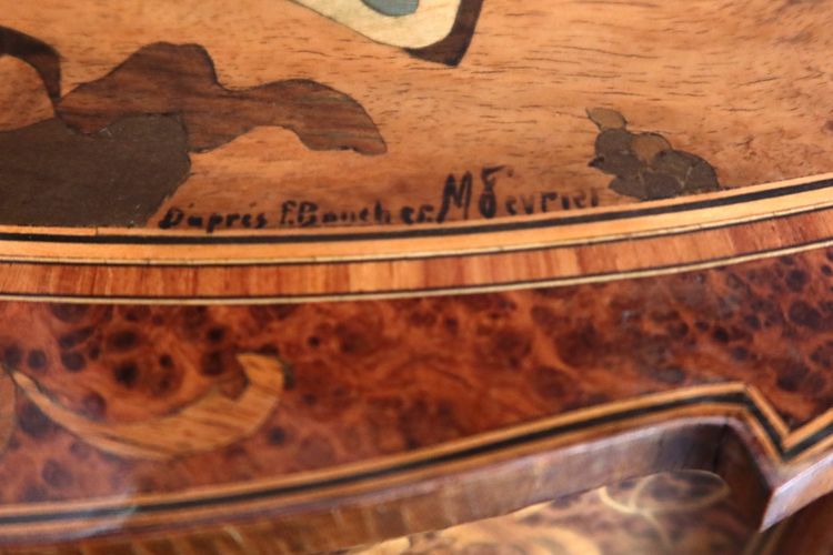 Large marquetry box