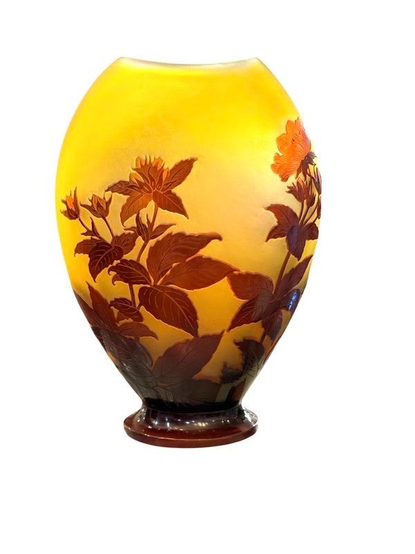 Emile Gallé "Cerisier Du Japon" Vase