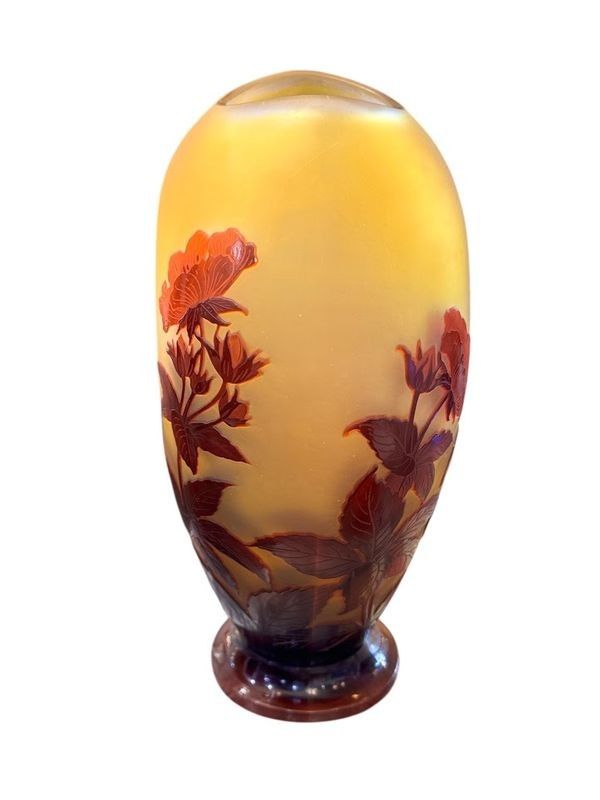 Emile Gallé "Cerisier Du Japon" Vase