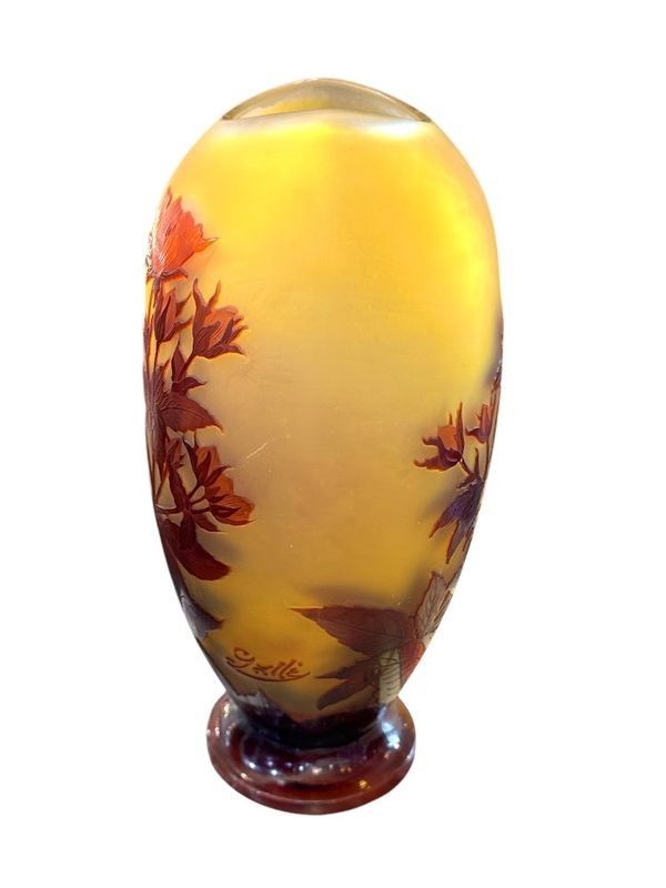 Emile Gallé "Cerisier Du Japon" Vase