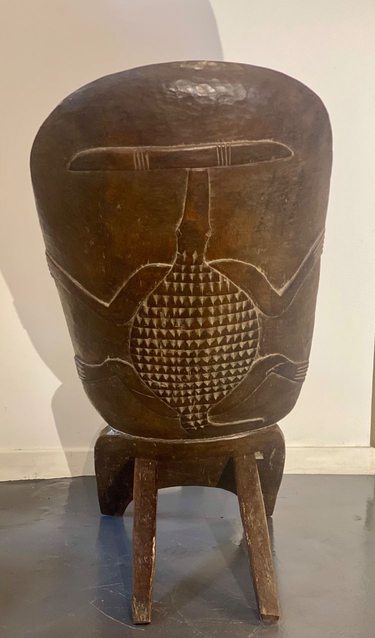Chaise à palabres SENOUFO gravée 