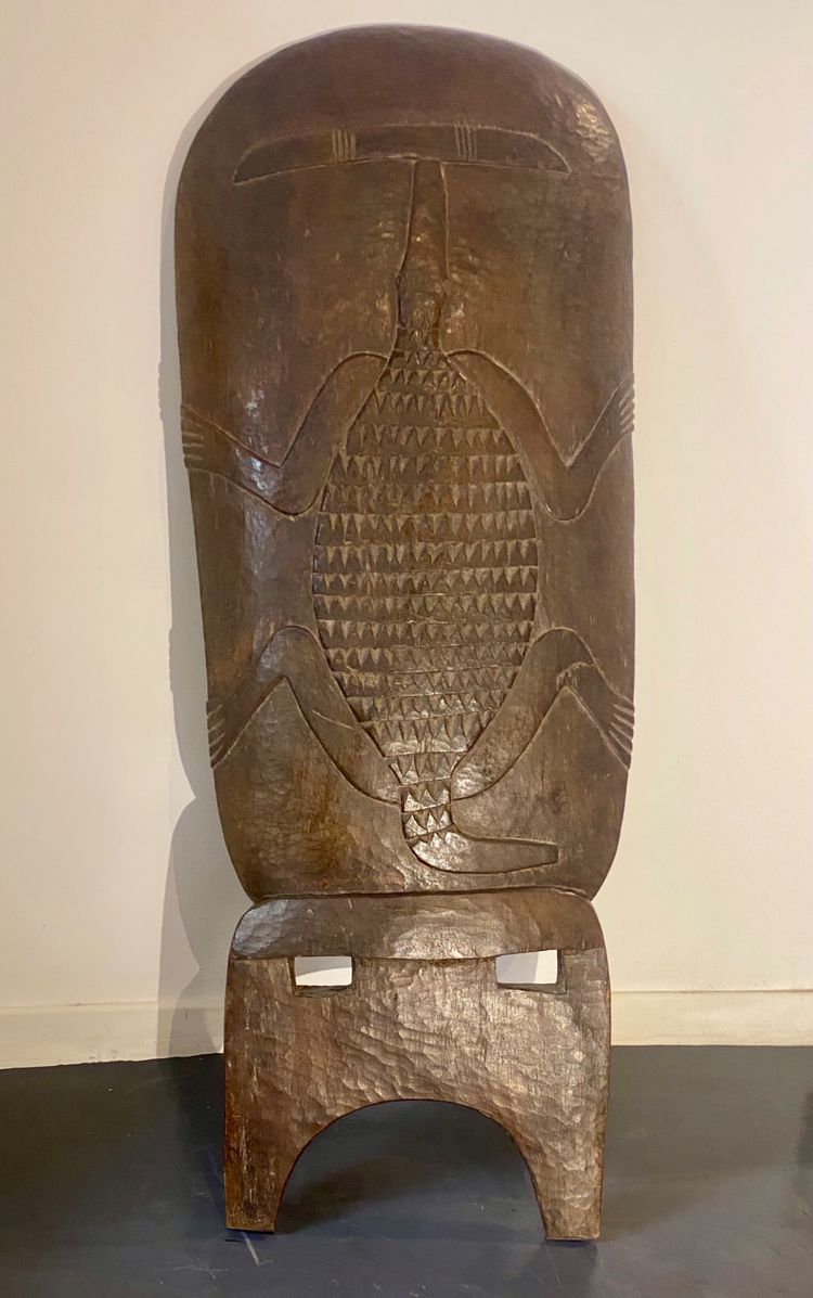 Chaise à palabres SENOUFO gravée 