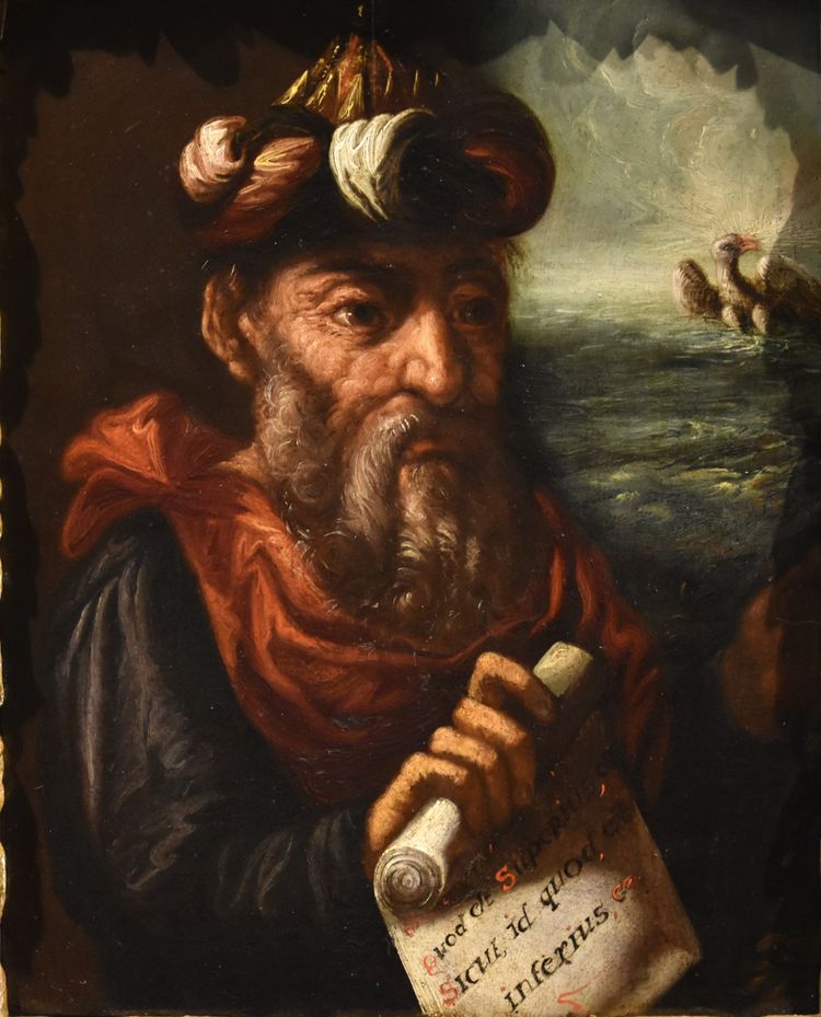 Porträt des Alchemisten Hermes Trismegistos, Flämischer Manierist des 17. Jahrhunderts
