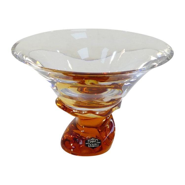 Coupe a Fruit en Cristal de SAINT LOUIS modele EOLE