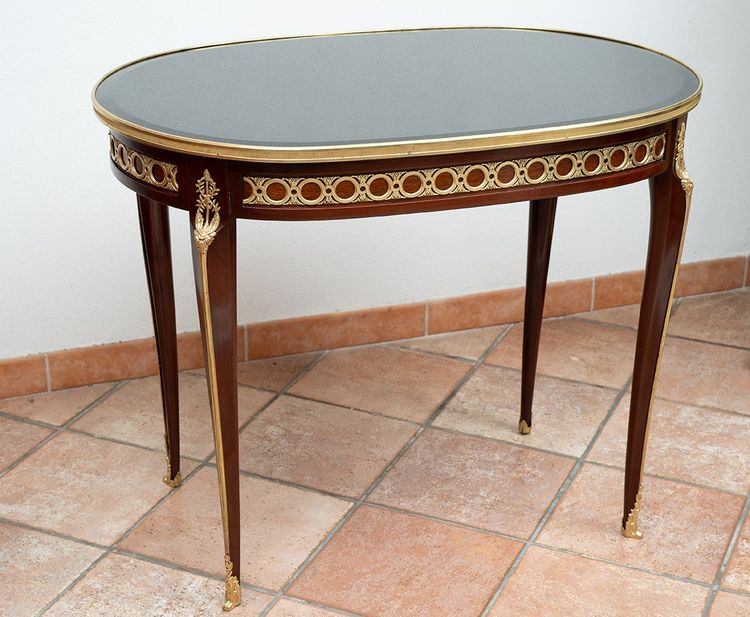 Alter Tisch Napoleon III, Frankreich, 19. Jahrhundert.