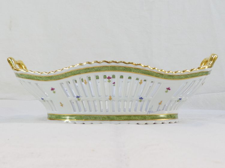 LIMOGES HAVILAND Dekor Vieux Paris Tafelaufsatz Korb Paniere