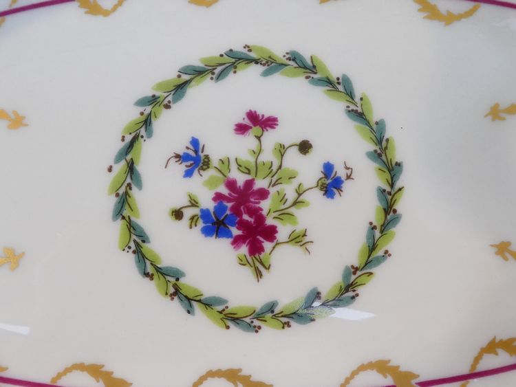 LIMOGES HAVILAND Dekor Vieux Paris Tafelaufsatz Korb Paniere