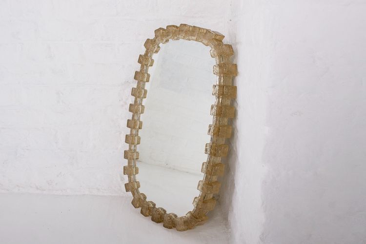 Amber Acrylic Luminous Mirror.