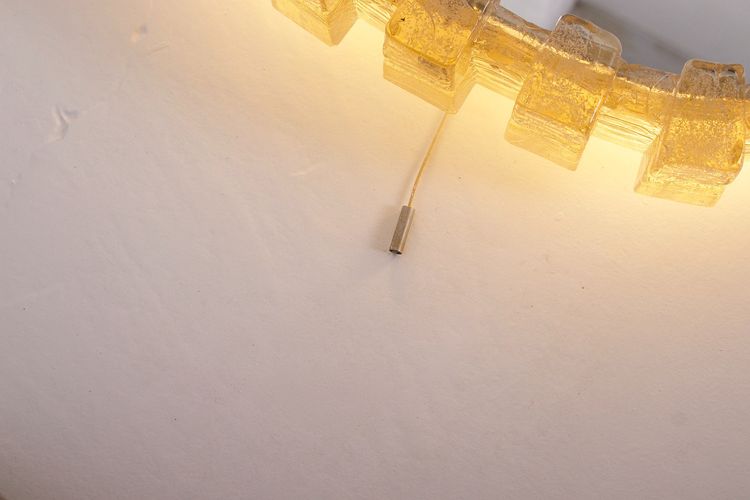 Amber Acrylic Luminous Mirror.