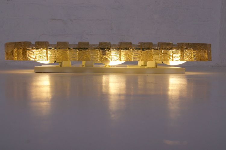 Amber Acrylic Luminous Mirror.