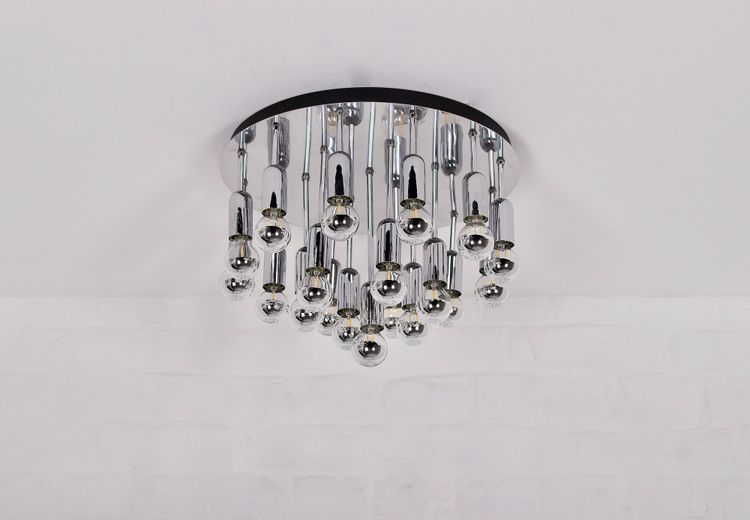 Atomic" Sciolari-style ceiling light.