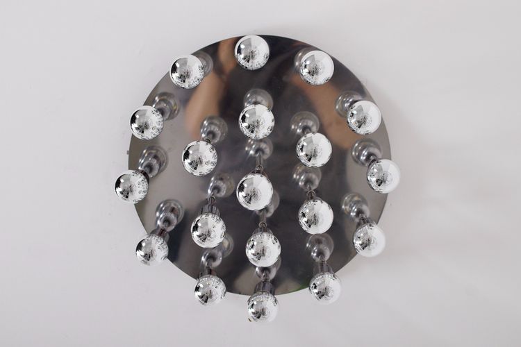Atomic" Sciolari-style ceiling light.