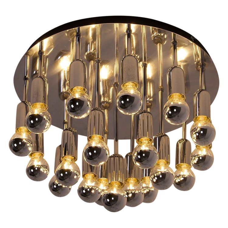 Atomic" Sciolari-style ceiling light.