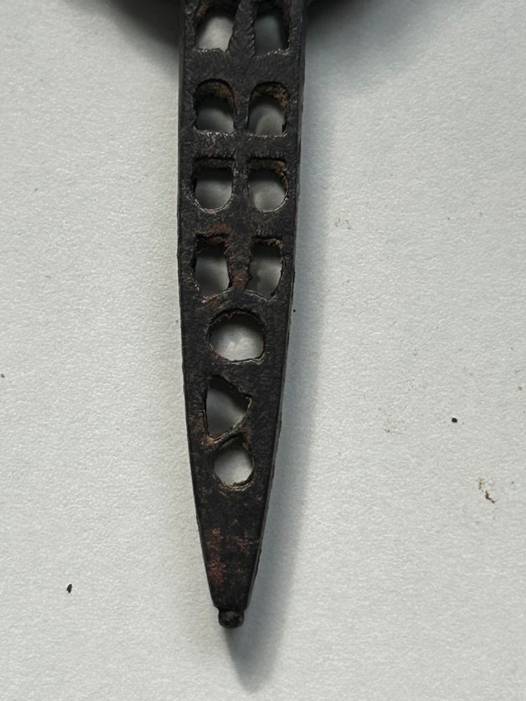 Scherenetui Schmiedeeisen durchbrochen - Frankreich XVII.