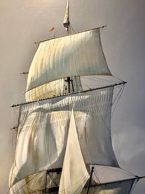 L'Hermione en Seine von Dirk Verdoorn