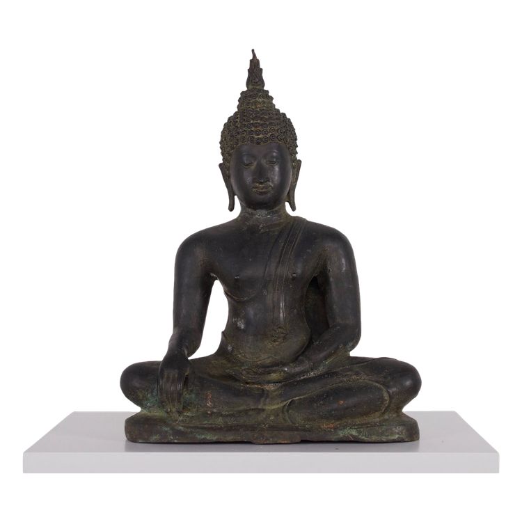 Buddha Shakyamuni in bronzo