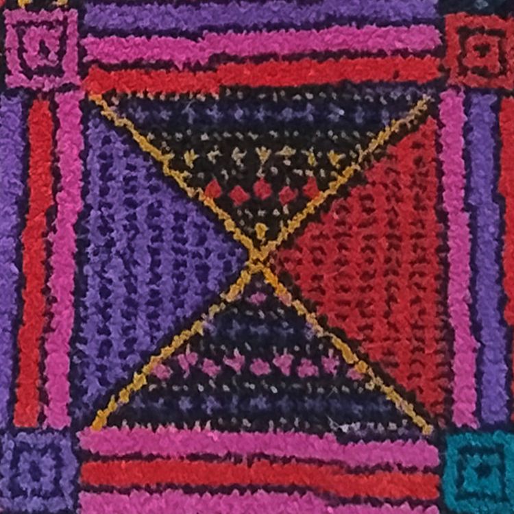 Magnifique tapis géométrique en laine italienne des années 1980 par Missoni pour T&J Vestor