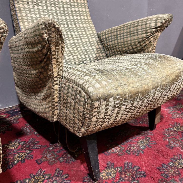 Pair of 1950s design armchairs