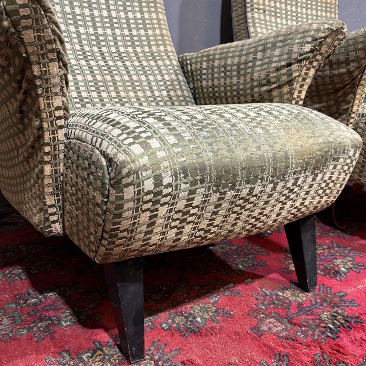 Pair of 1950s design armchairs