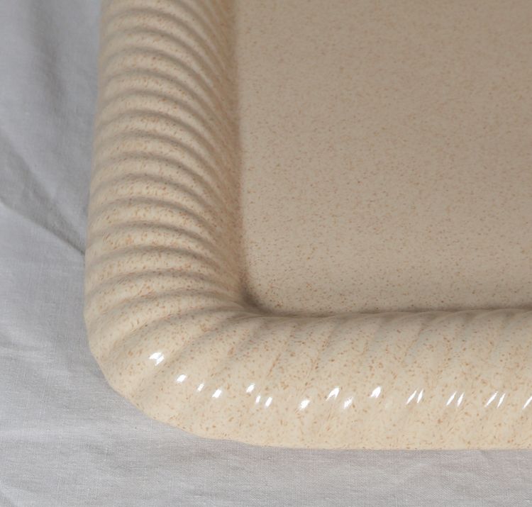 Ceramic serving tray - Tommaso Barbi, Italy, 1960s