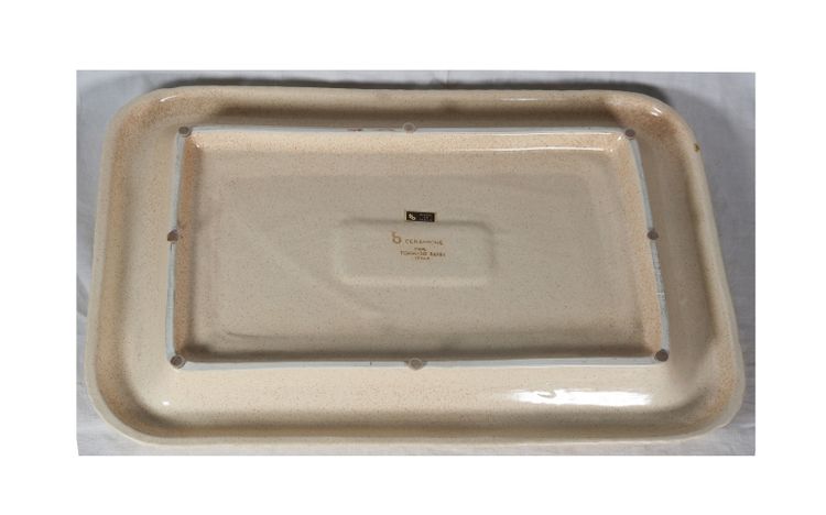 Ceramic serving tray - Tommaso Barbi, Italy, 1960s