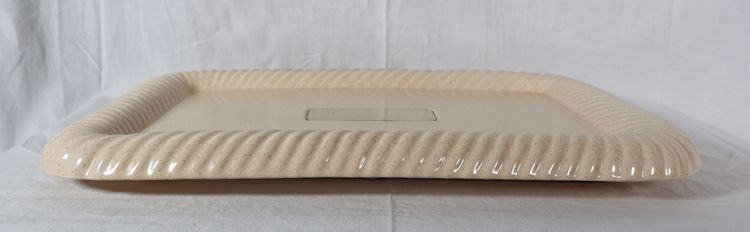 Ceramic serving tray - Tommaso Barbi, Italy, 1960s