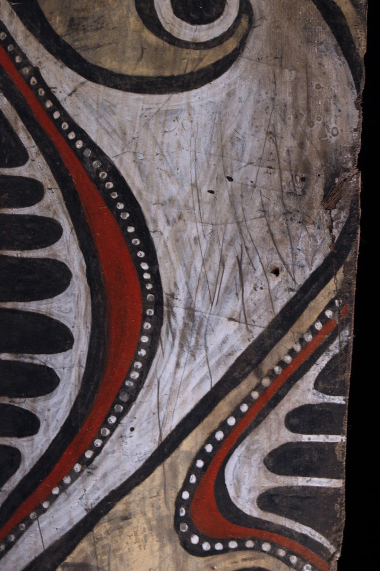 Bemalte Rinde, Stammeskunst, Ozeanische Kunst, Ozeanien, Papua-Neuguinea, 105 x 43 cm