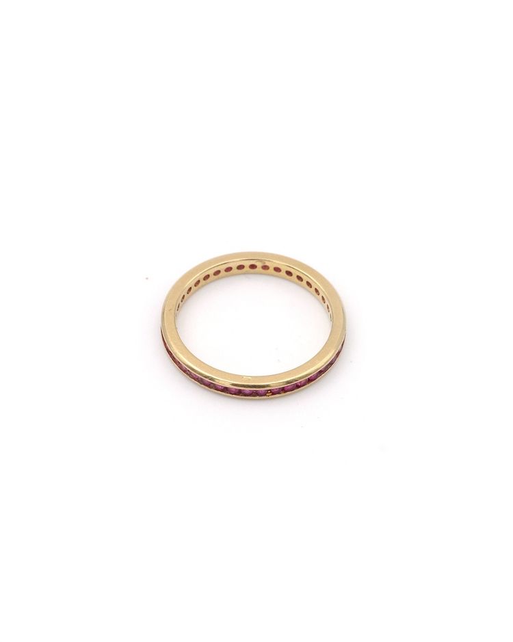Anello nuziale con rubino americano in oro 18 carati, anelli nuziali di pregio, anelli di fidanzamento e matrimonio, anelli nuziali vintage