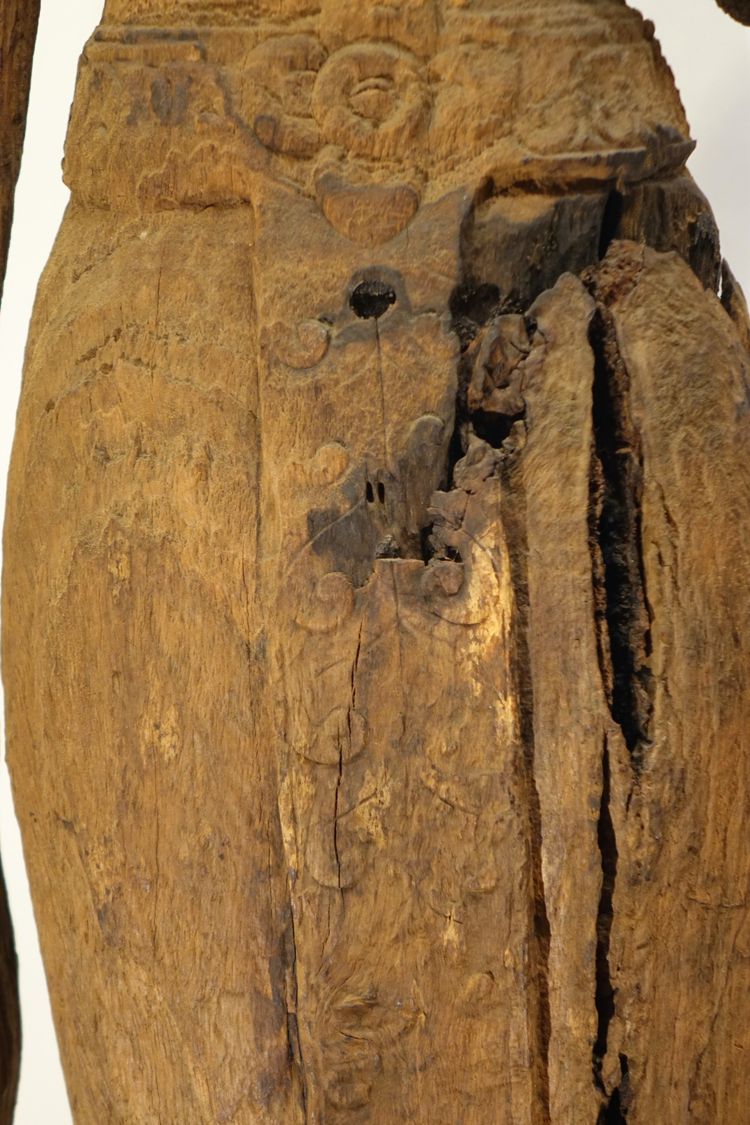 Très grand Bouddha en bois, Laos, 17e s.