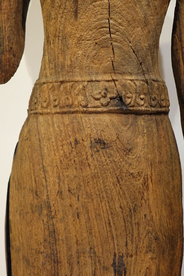 Très grand Bouddha en bois, Laos, 17e s.
