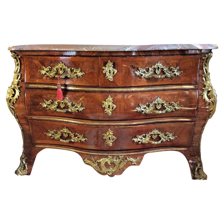 Stamped F. Lieutaud - Exceptional Regency Chest of Drawers