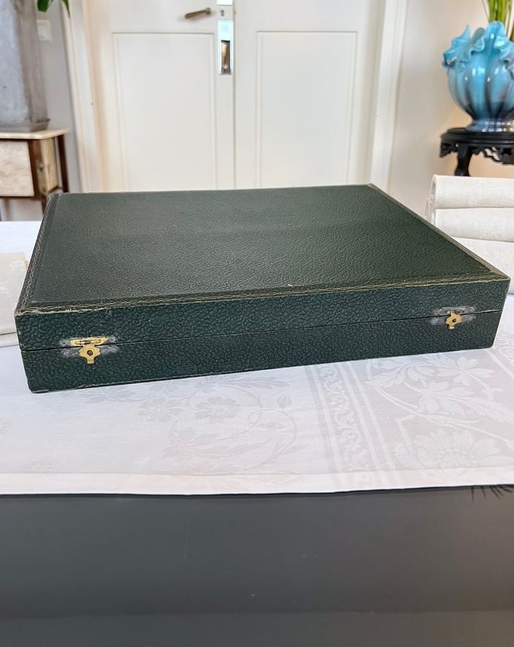 Set completo di 37 pezzi in metallo argentato - Posate - Set regalo