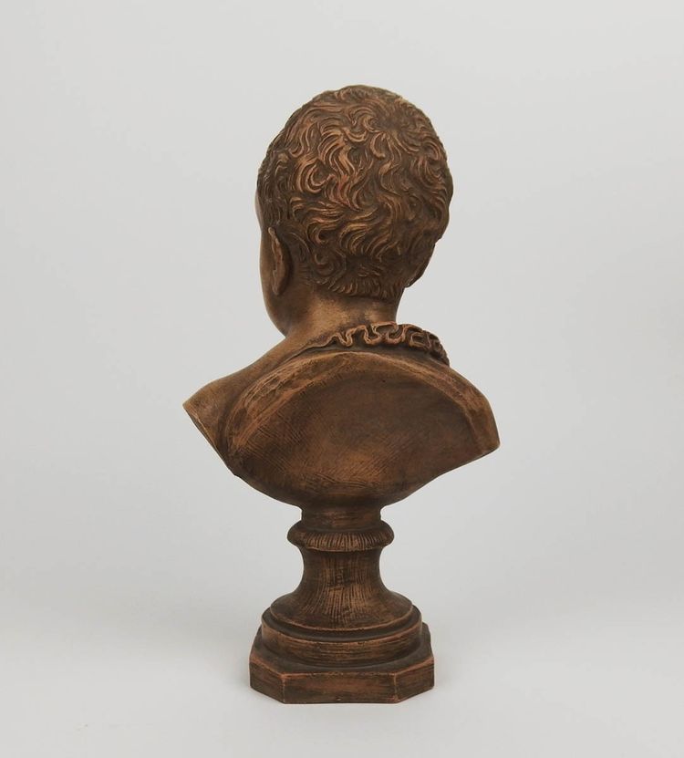 Busto di bambino in terracotta di Germain Pilon