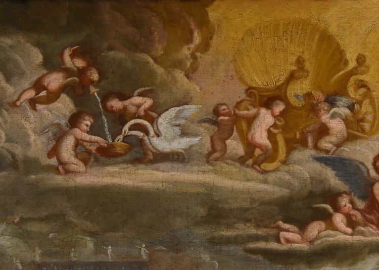 La Toeletta di Venere, Francesco Albani (Bologna 1578 - 1660) Seguace di
