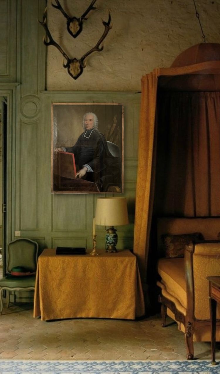 Large portrait of an 18th century prelate