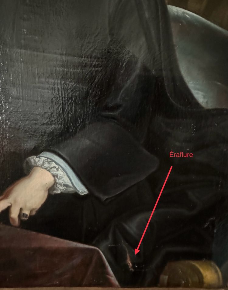 Large portrait of an 18th century prelate