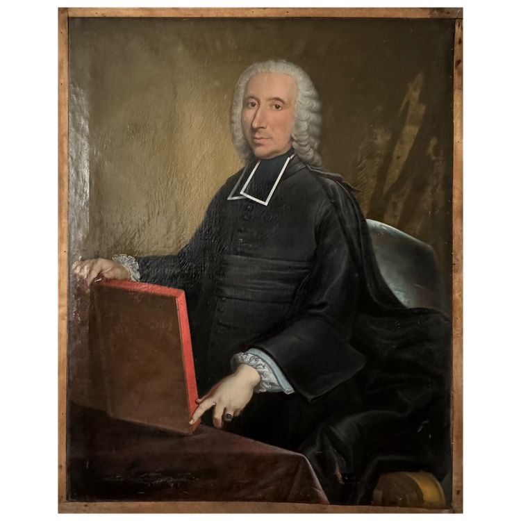 Large portrait of an 18th century prelate